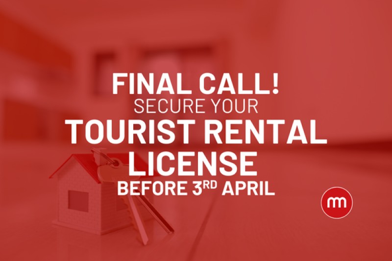 Final Call: Secure Your Tourist Rental License Before It’s Too Late!